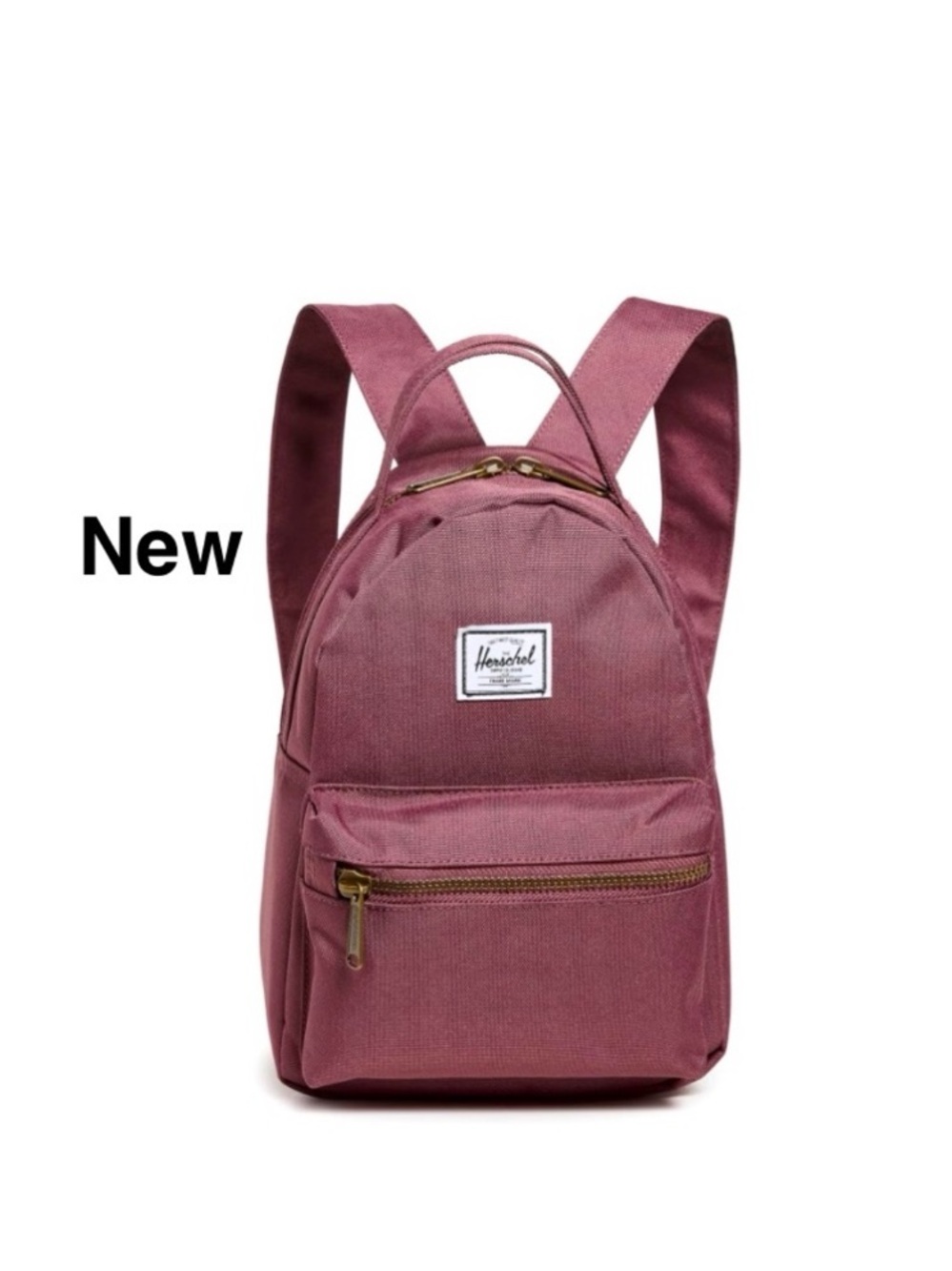 New Herschel Supply Co. Women's Nova Mini Backpack Rose Brown ⭐️⭐️⭐️⭐️⭐️